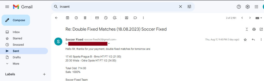 Goal Analyzer Fixed Matches